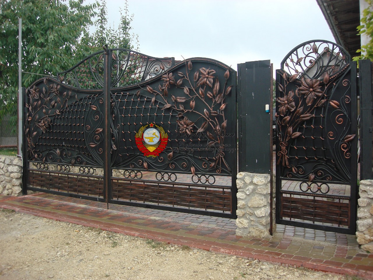 Ворота кованые 3Д