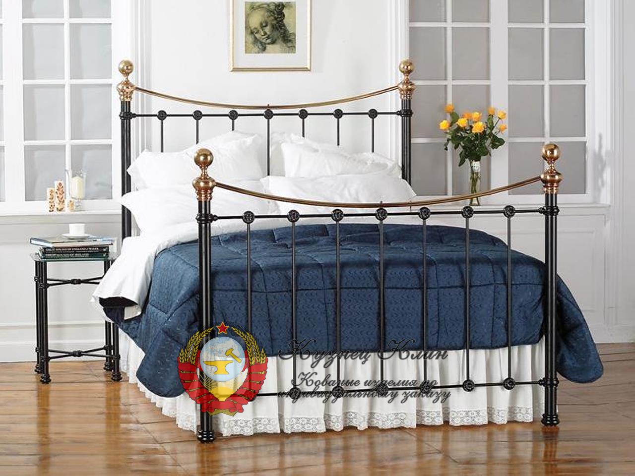 Кованая кровать классика с матрасом
