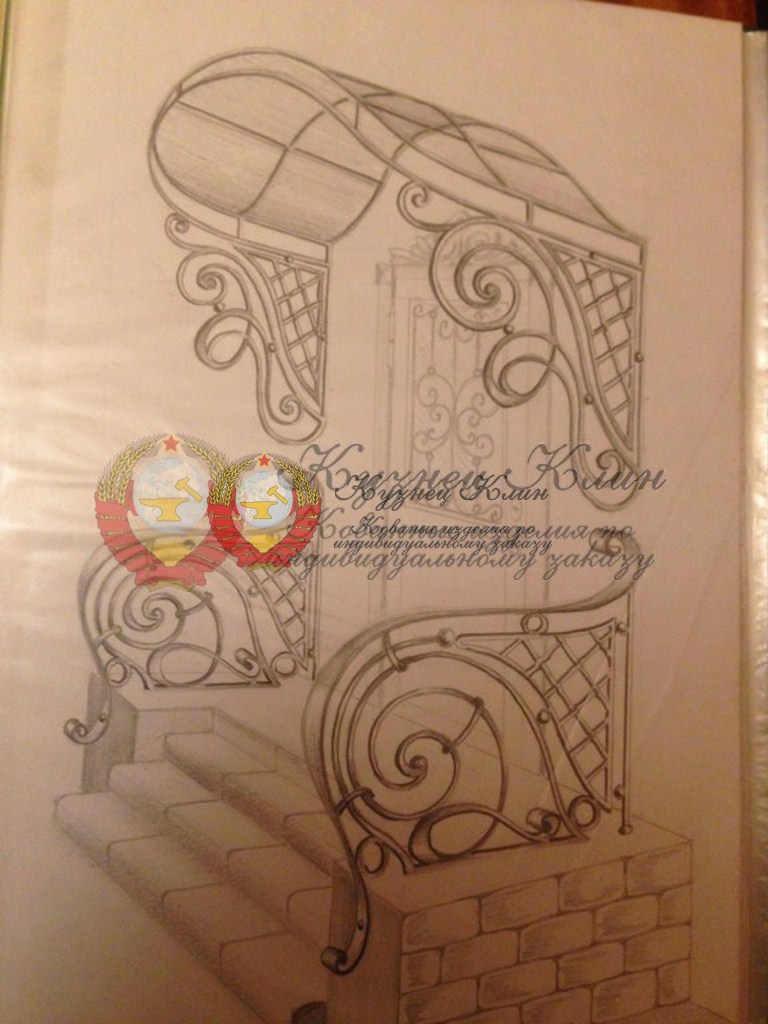 Эскиз крыльца