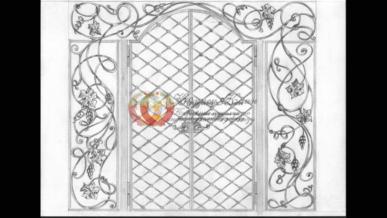 Входная группа рисунок художника