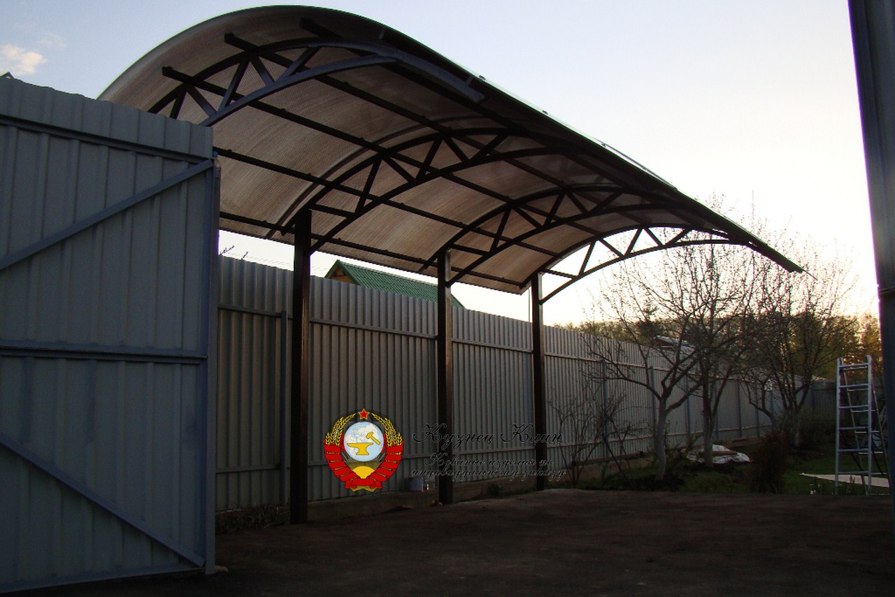 009 Автонавес на опорных столбах