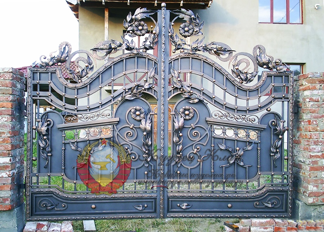 Ворота кованые пиздатые