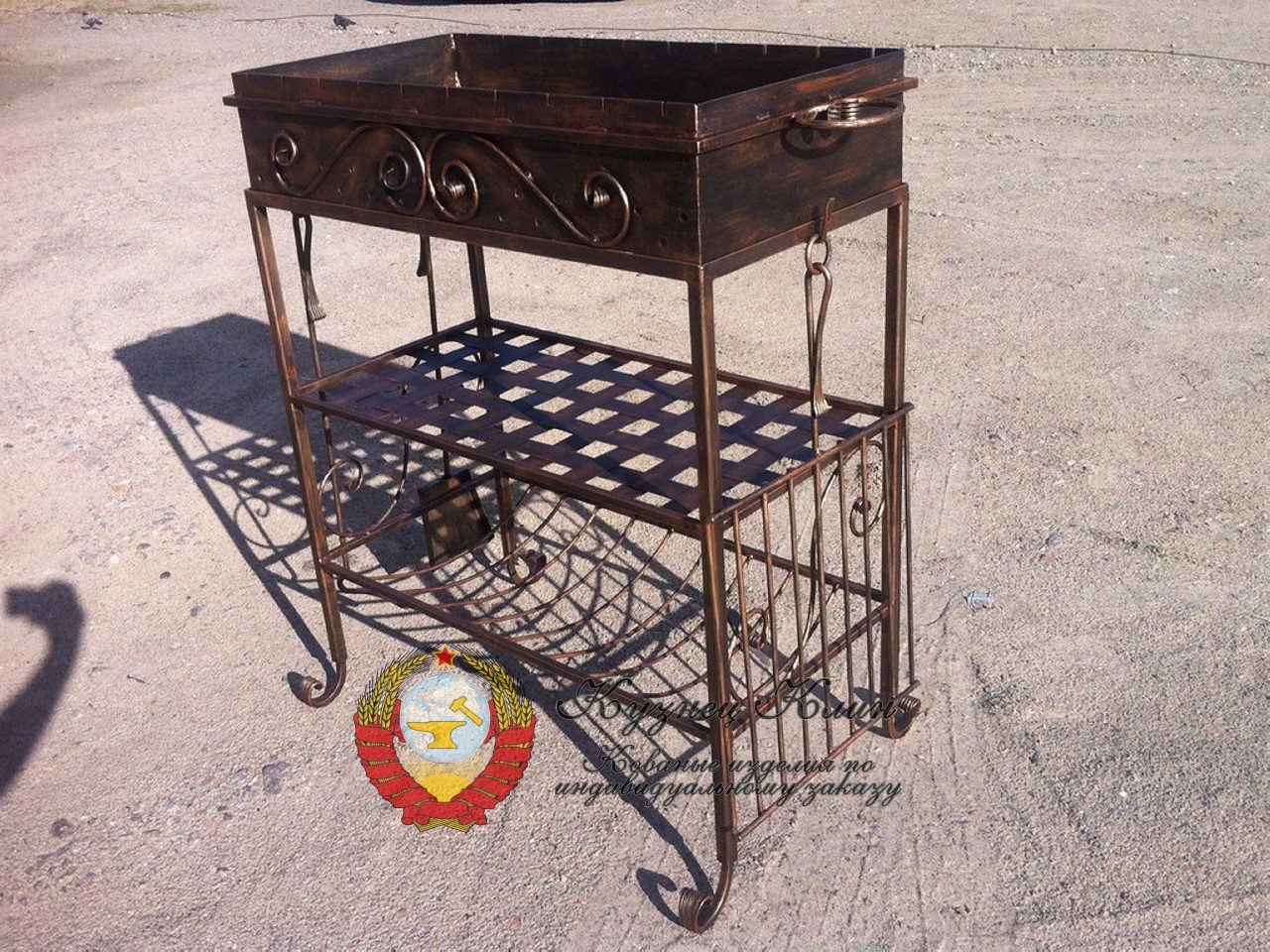 Кованый мангал простой
